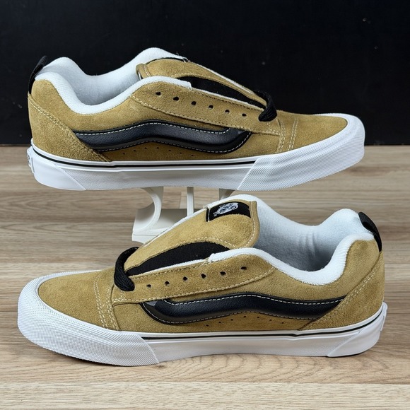 Vans Knu Skool Shoes Mens Size 9 Antelope Brown Black Athletic Skate Sneakers main image 7